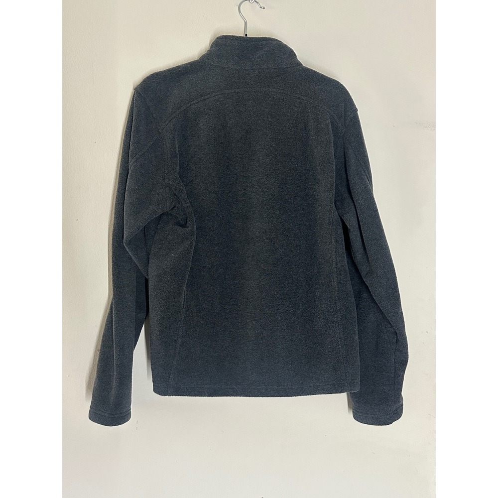 Core365 First Care Fleece Jacket Womens XL Gray Full Zip Soft Mock Neck Coat - Picture 4 of 4